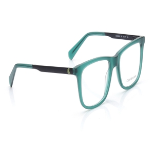 Image 2 of Green Rectangle Eyeglasses for Men from Calvin Klein Available at Titan Eye+
