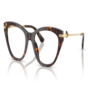 Image 2 of Havana Butterfly Eyeglasses for Women from Dolce And Gabbana Available at Titan Eye+