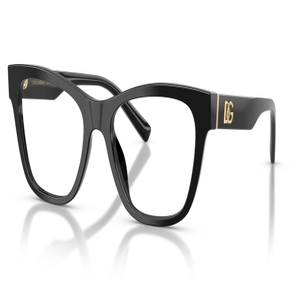 Image 2 of Black Square Eyeglasses for Women from Dolce And Gabbana Available at Titan Eye+