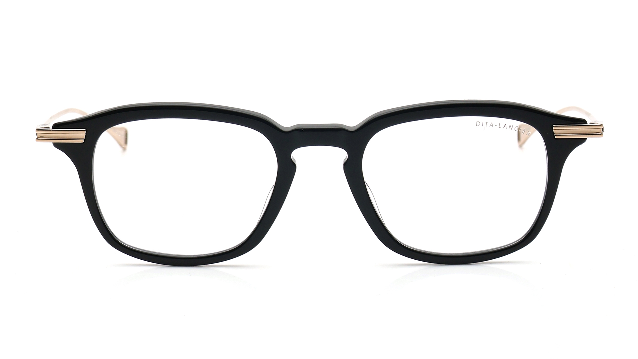 Image 1 of Black Square Eyeglasses for Men from Michael Kors Available at Titan Eye+