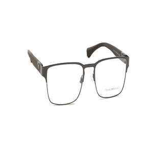 Image 2 of Black Square Eyeglasses for Men from Emporio Armani Available at Titan Eye+
