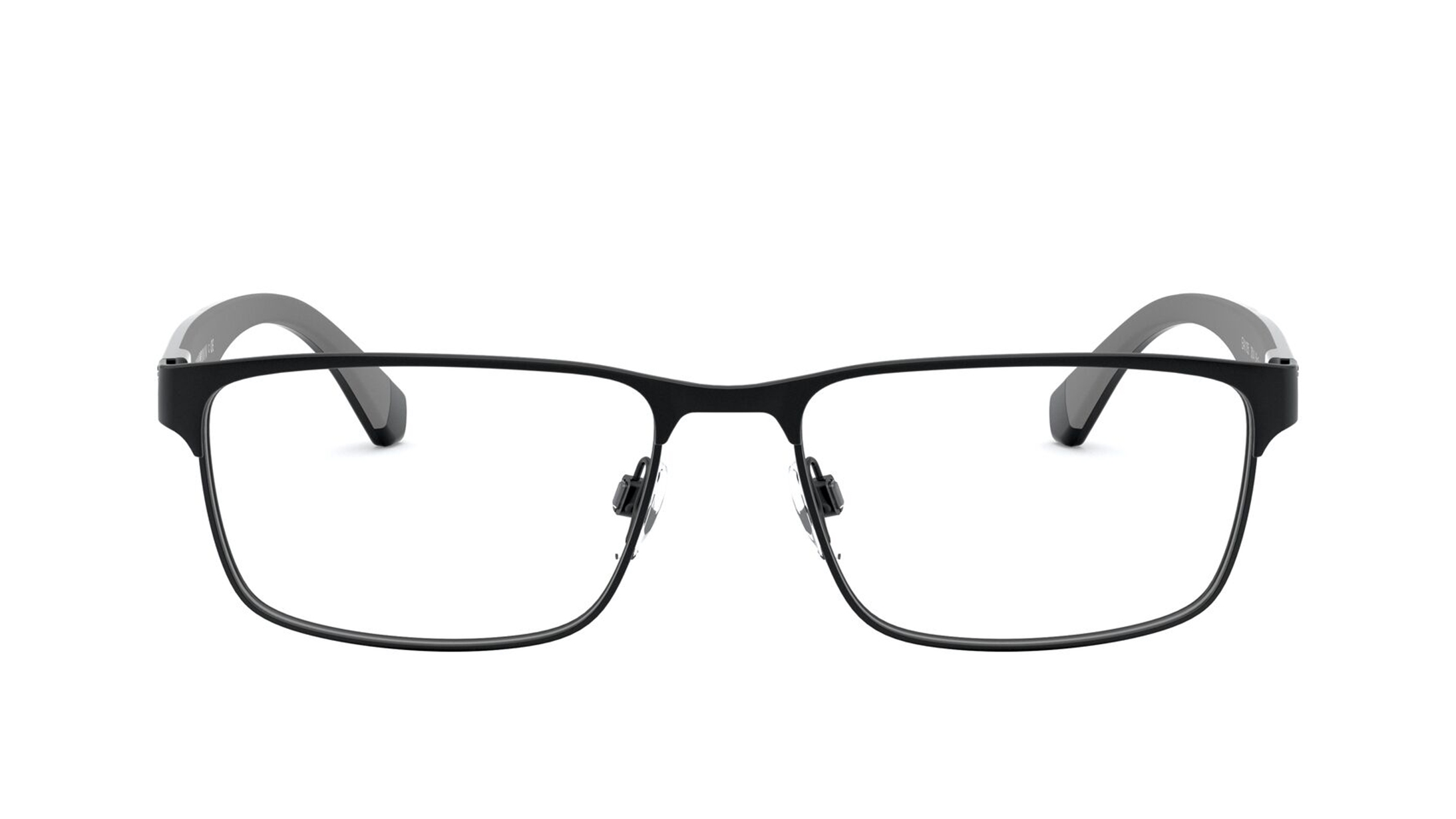 Image 1 of Black Rectangle Eyeglasses for Men from Emporio Armani Available at Titan Eye+