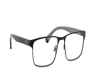 Image 2 of Black Rectangle Eyeglasses for Men from Emporio Armani Available at Titan Eye+