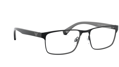 Image 2 of Black Rectangle Eyeglasses for Men from Emporio Armani Available at Titan Eye+