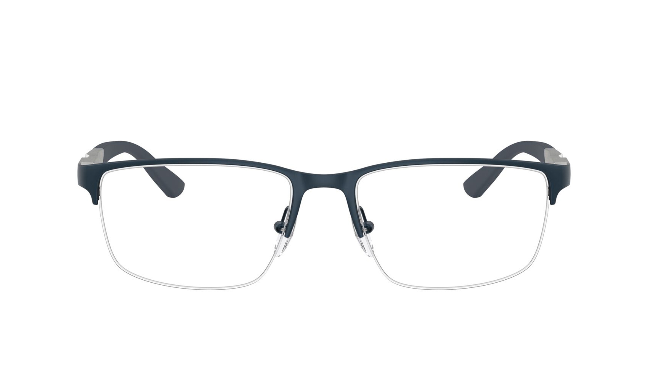 Image 1 of Black Rectangle Eyeglasses for Men from Emporio Armani Available at Titan Eye+