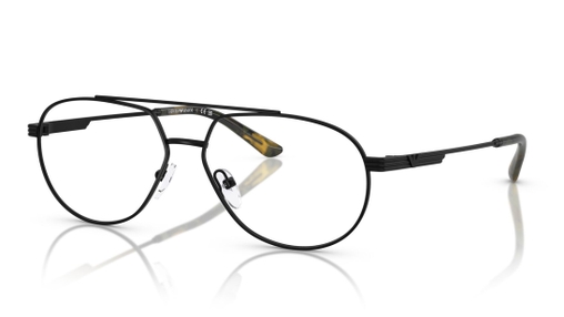 Image 2 of Black Aviator Eyeglasses for Men from Emporio Armani Available at Titan Eye+