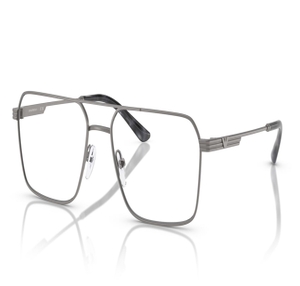 Image 2 of Grey Navigator Eyeglasses for Men from Emporio Armani Available at Titan Eye+