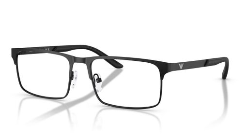 Image 2 of Black Rectangle Eyeglasses for Men from Emporio Armani Available at Titan Eye+