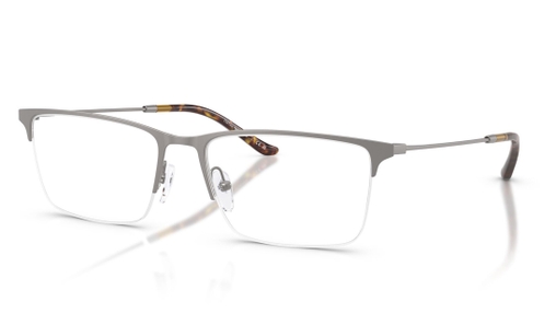 Image 2 of Grey Rectangle Eyeglasses for Men from Emporio Armani Available at Titan Eye+