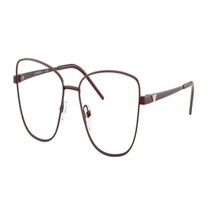Image 2 of Maroon Butterfly Eyeglasses for Women from Emporio Armani Available at Titan Eye+