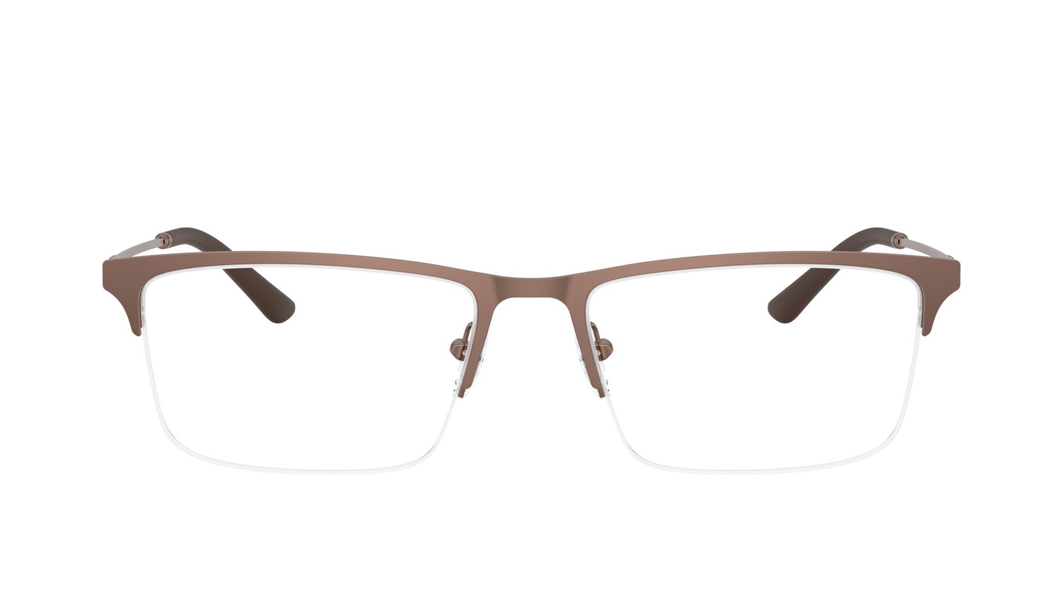 Image 1 of Bronze Rectangle Eyeglasses for Men from Emporio Armani Available at Titan Eye+
