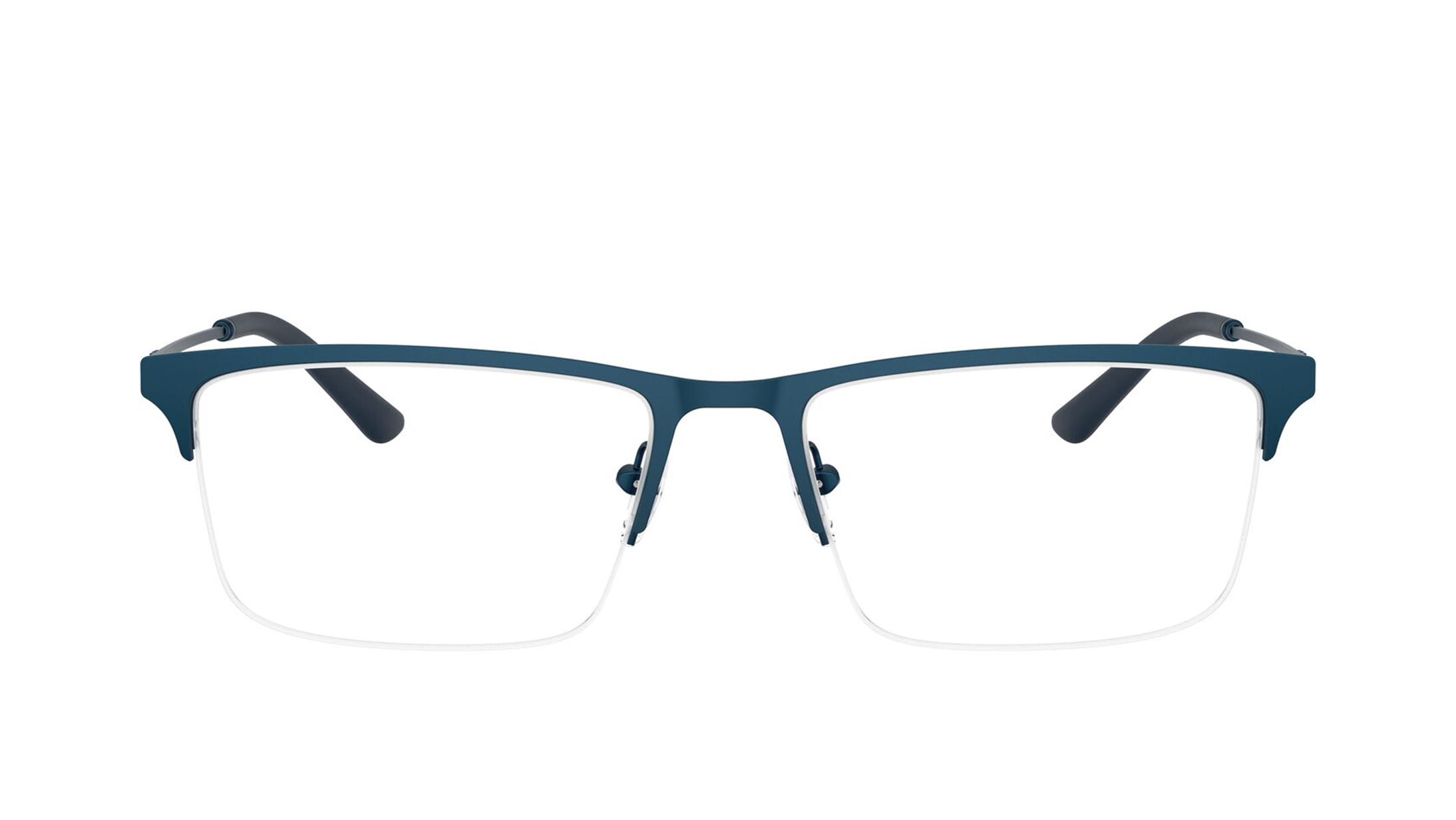 Image 1 of Blue Rectangle Eyeglasses for Men from Emporio Armani Available at Titan Eye+