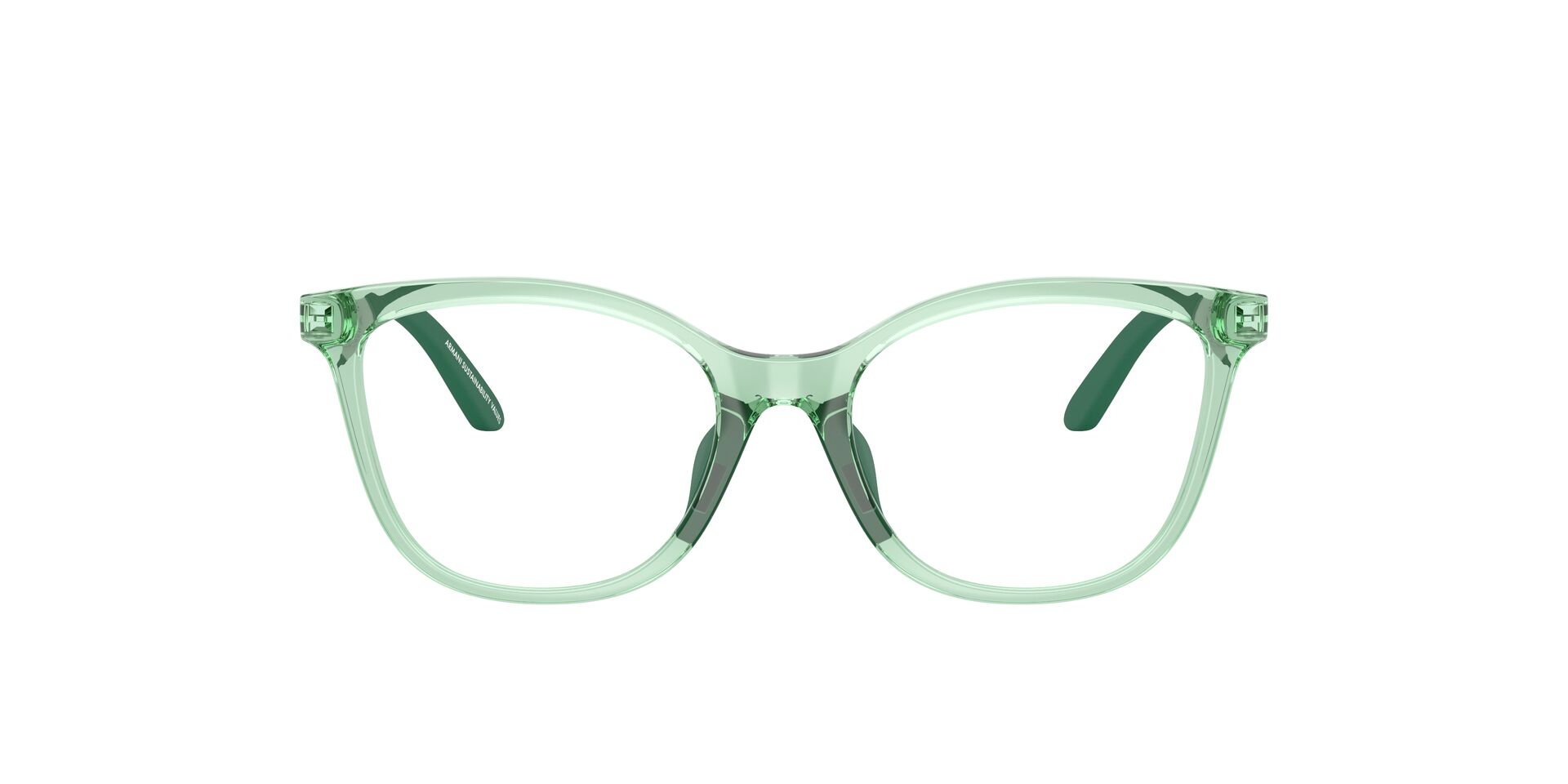 Image 1 of Green Butterfly Eyeglasses for Women from Emporio Armani Available at Titan Eye+