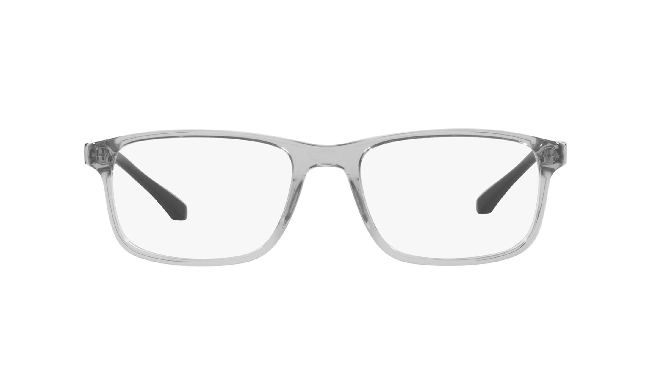Image 1 of Grey Rectangle Eyeglasses for Men from Emporio Armani Available at Titan Eye+