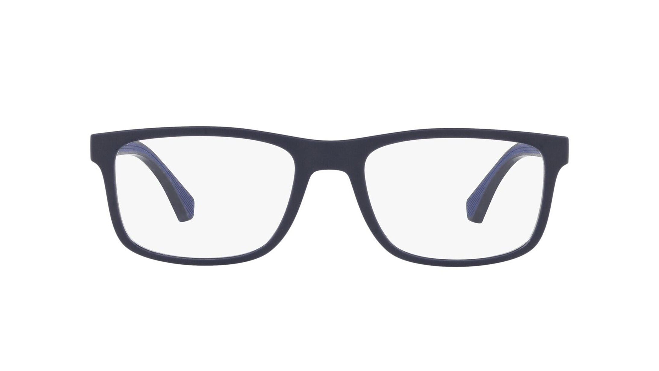 Image 1 of Blue Rectangle Eyeglasses for Men from Emporio Armani Available at Titan Eye+