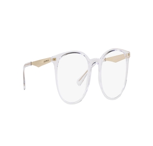 Image 2 of White Round Eyeglasses for Women from Emporio Armani Available at Titan Eye+