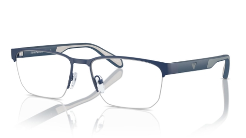 Image 2 of Blue Rectangle Eyeglasses for Men from Emporio Armani Available at Titan Eye+
