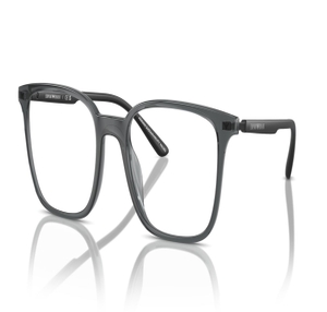 Image 2 of Grey Square Eyeglasses for Men from Emporio Armani Available at Titan Eye+