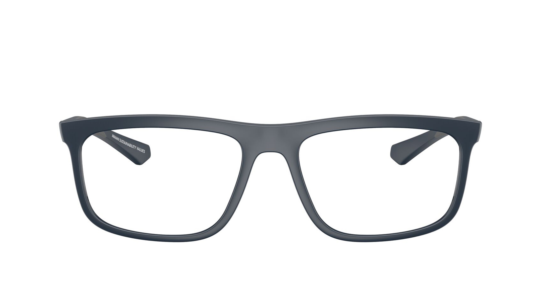 Image 1 of Black Square Eyeglasses for Men from Emporio Armani Available at Titan Eye+