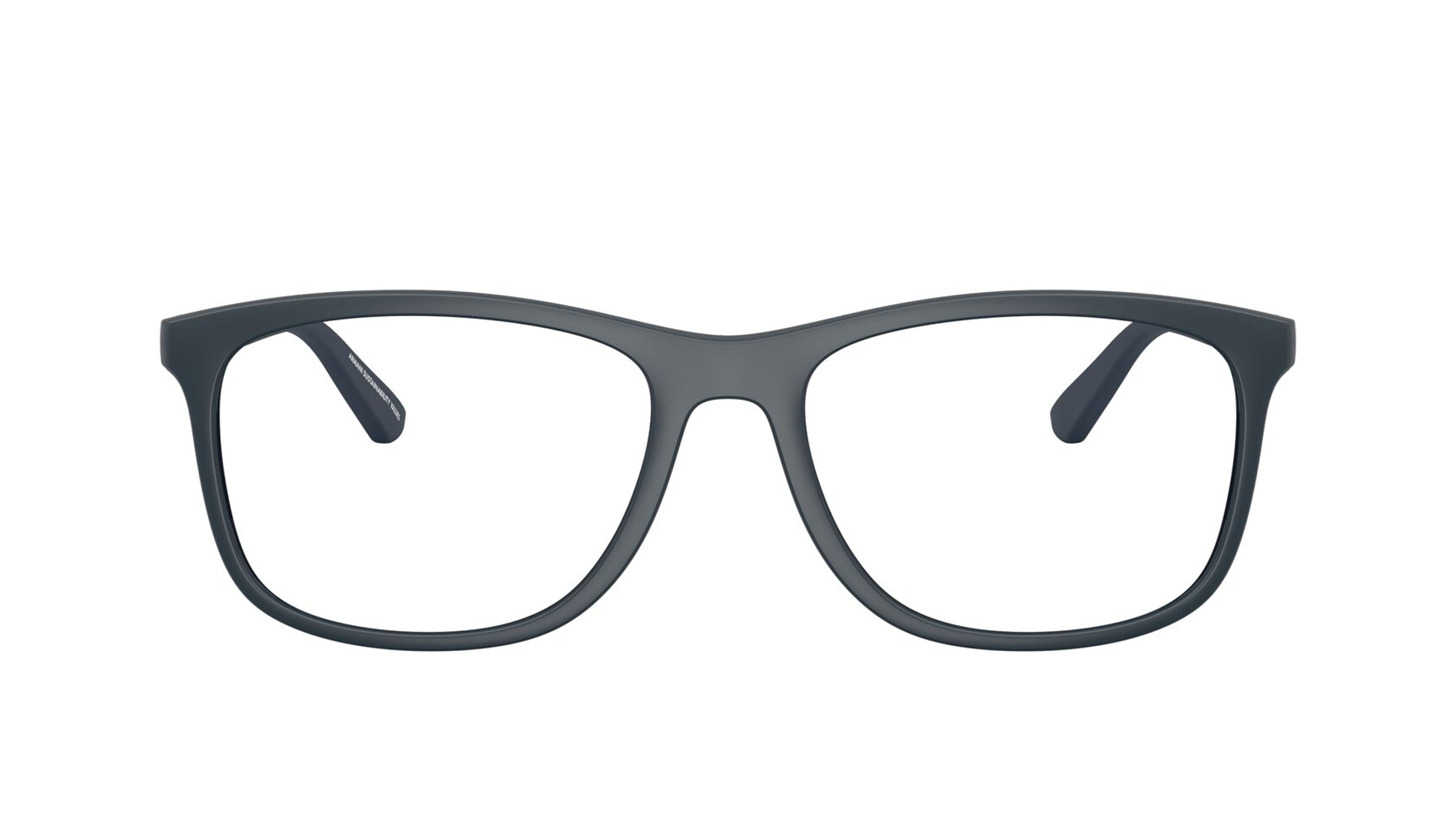 Image 1 of Black Rectangle Eyeglasses for Men from Emporio Armani Available at Titan Eye+