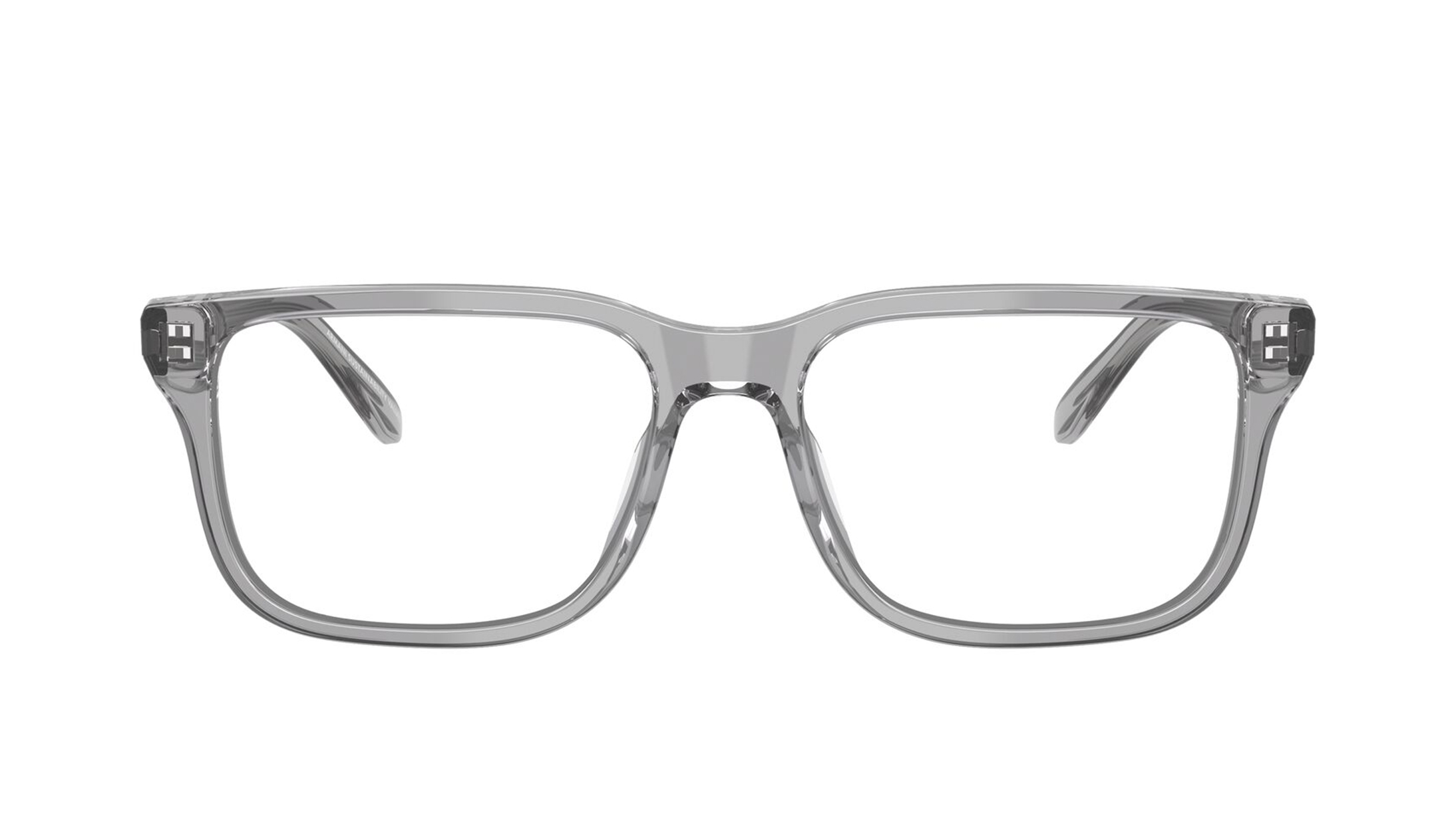 Image 1 of Grey Rectangle Eyeglasses for Men from Emporio Armani Available at Titan Eye+