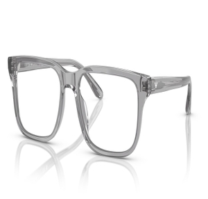 Image 2 of Grey Rectangle Eyeglasses for Men from Emporio Armani Available at Titan Eye+