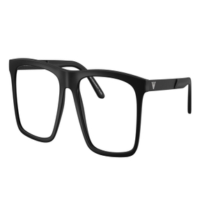 Image 2 of Black Square Eyeglasses for Men from Emporio Armani Available at Titan Eye+