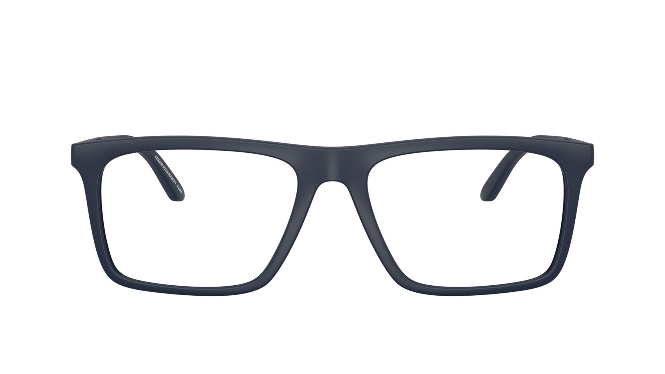 Image 1 of Blue Square Eyeglasses for Men from Emporio Armani Available at Titan Eye+