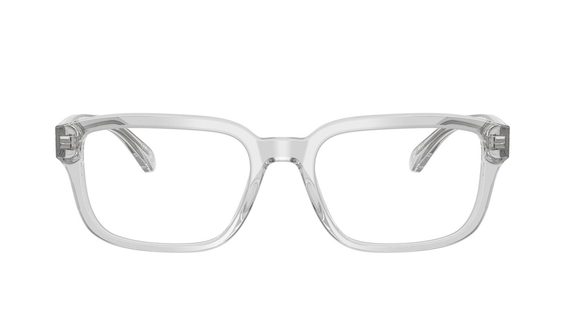 Image 1 of Transparent Rectangle Eyeglasses for Men from Emporio Armani Available at Titan Eye+