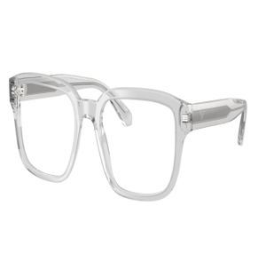 Image 2 of Transparent Rectangle Eyeglasses for Men from Emporio Armani Available at Titan Eye+