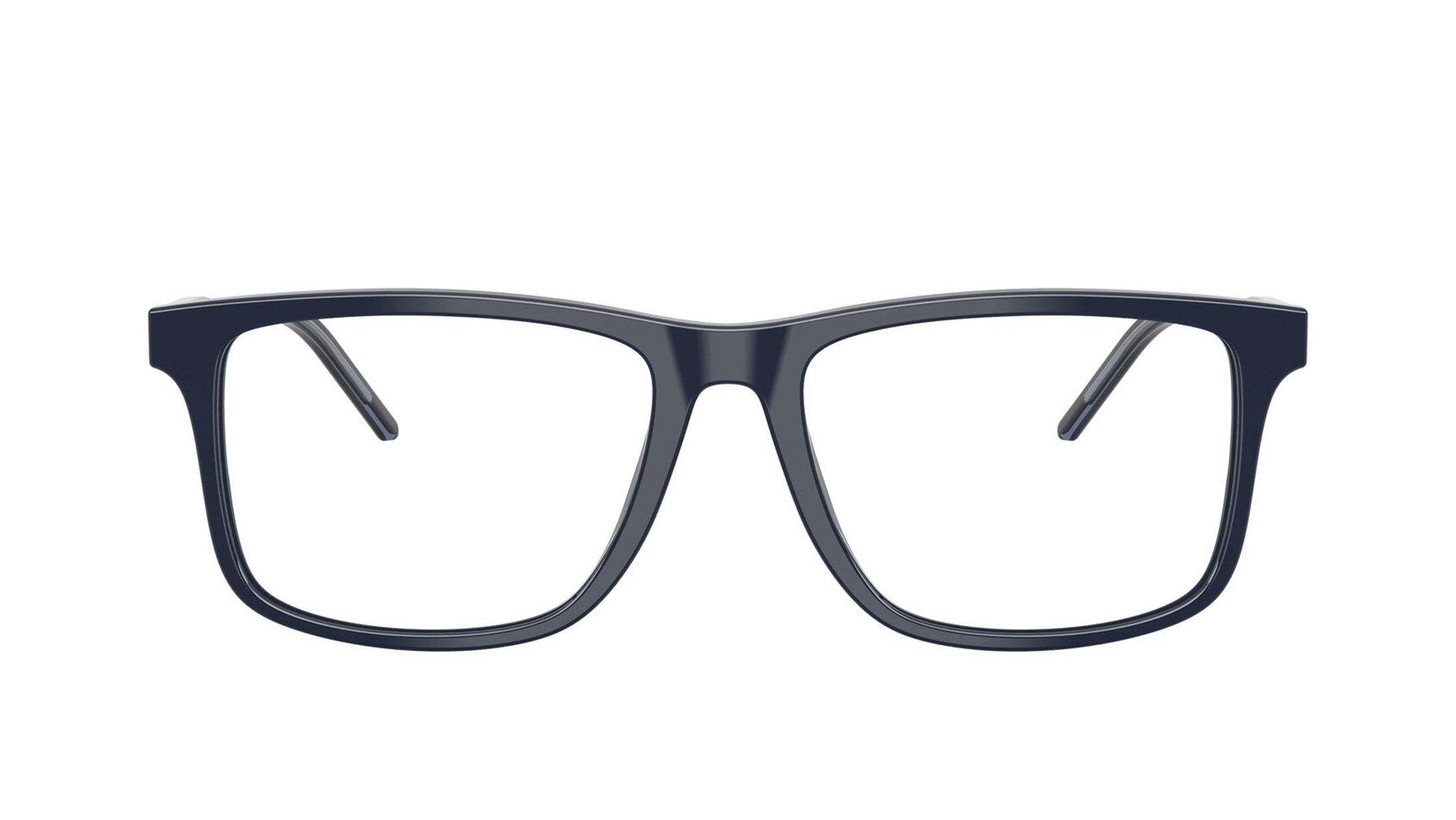 Image 1 of Blue Square Eyeglasses for Men from Emporio Armani Available at Titan Eye+