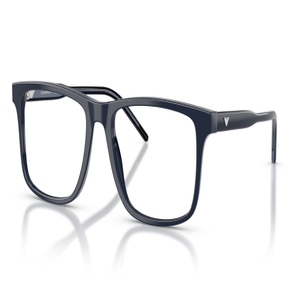 Image 2 of Blue Square Eyeglasses for Men from Emporio Armani Available at Titan Eye+