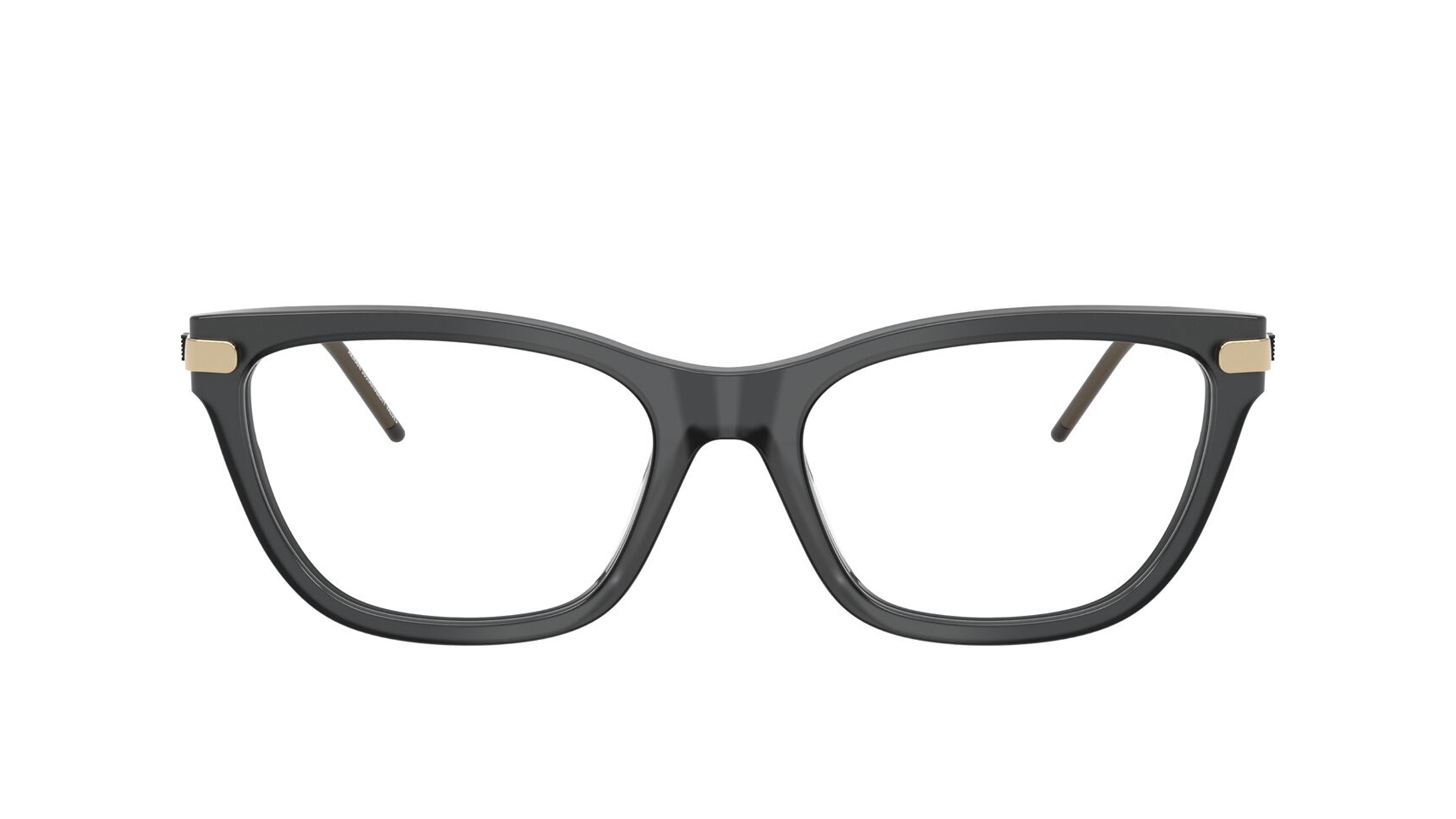 Image 1 of Black CatEye Eyeglasses for Women from Emporio Armani Available at Titan Eye+