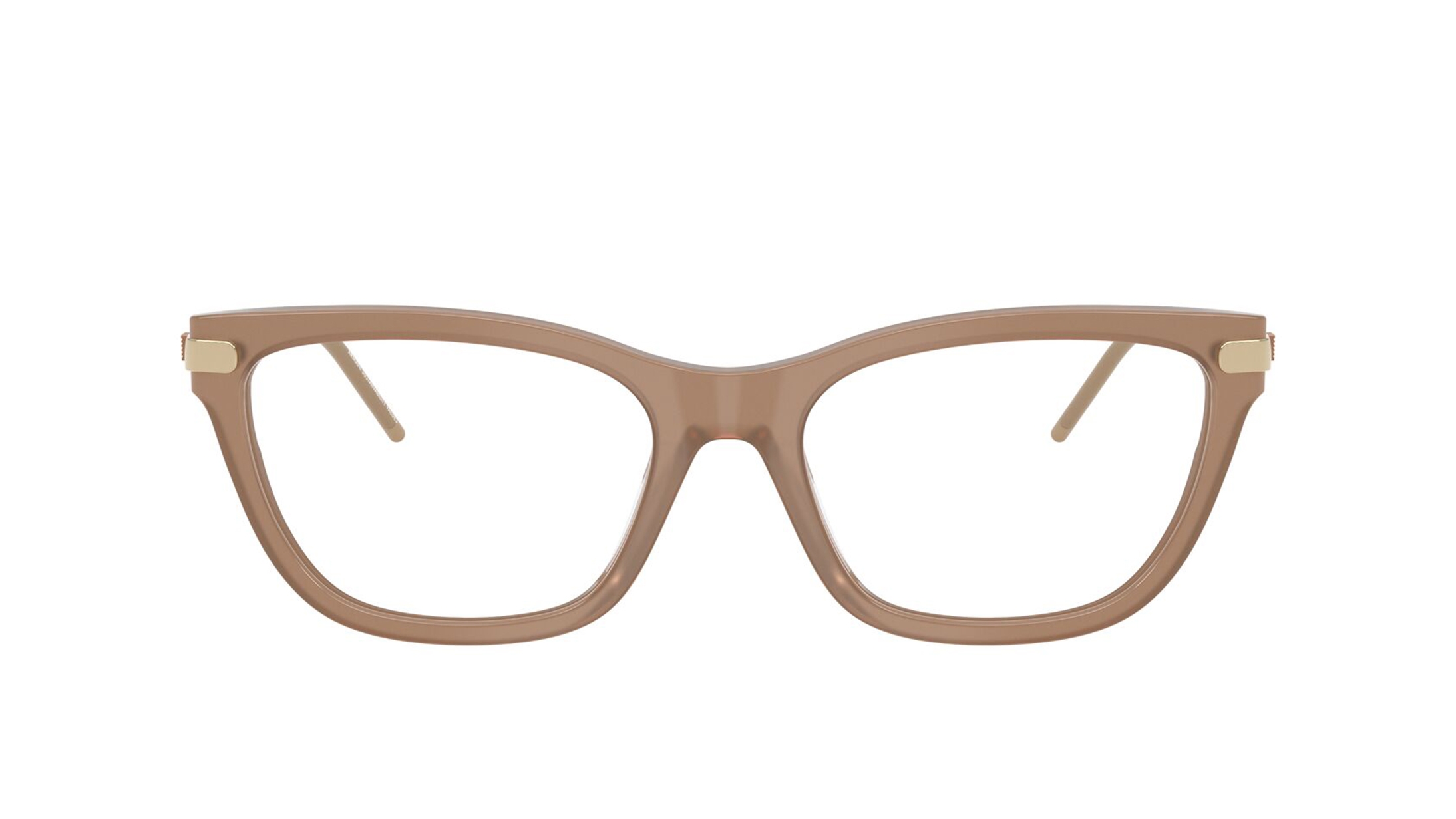 Image 1 of Brown CatEye Eyeglasses for Women from Emporio Armani Available at Titan Eye+