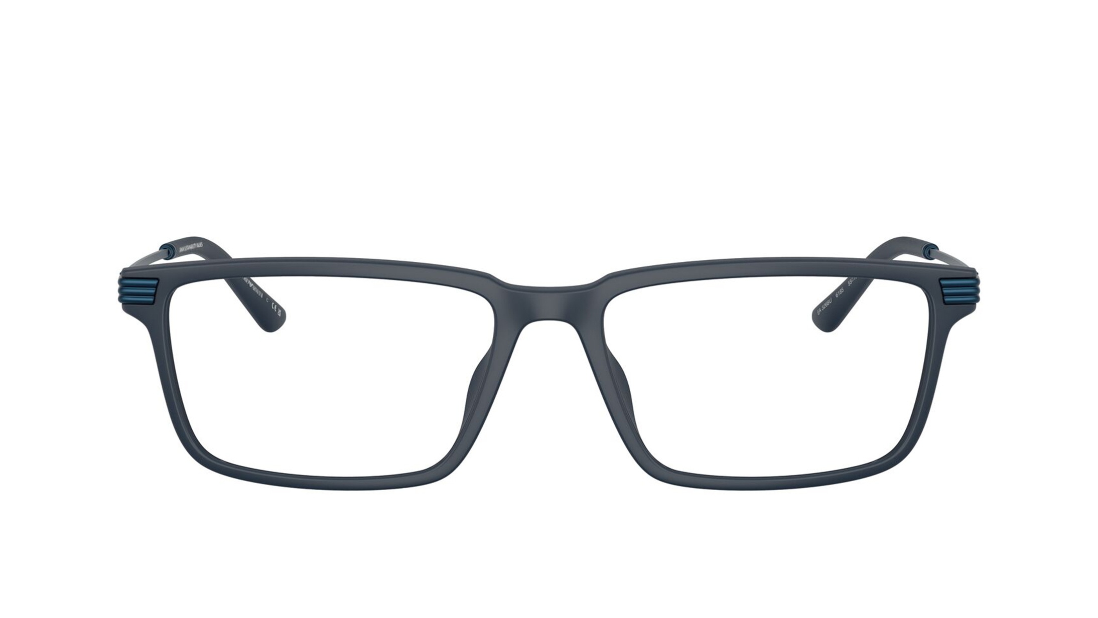 Image 1 of Blue Rectangle Eyeglasses for Men from Emporio Armani Available at Titan Eye+