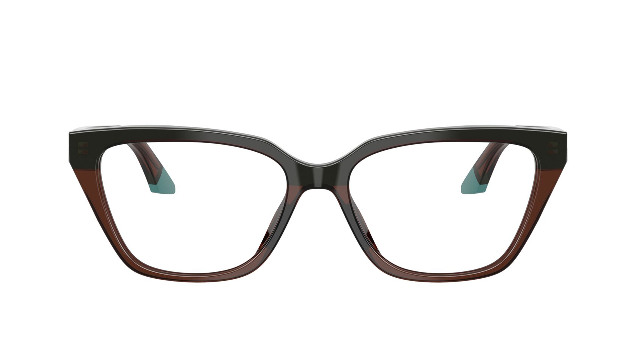 Image 1 of Brown CatEye Eyeglasses for Women from Emporio Armani Available at Titan Eye+