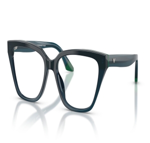 Image 2 of Blue CatEye Eyeglasses for Women from Emporio Armani Available at Titan Eye+
