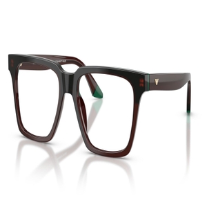 Image 2 of Brown Square Eyeglasses for Men from Emporio Armani Available at Titan Eye+