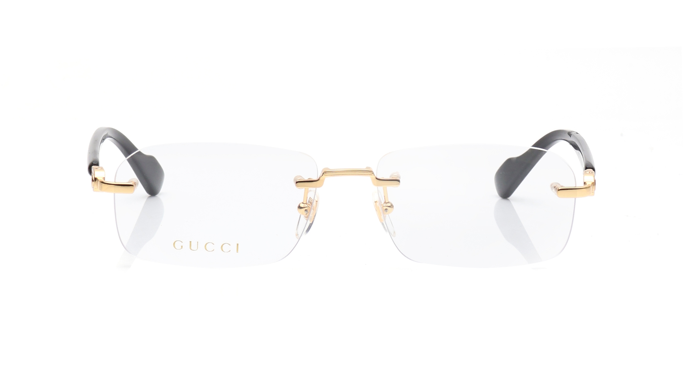 Image 1 of Transparent Square Eyeglasses for Men from Gucci Available at Titan Eye+