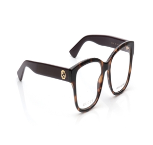 Image 2 of Havana Rectangle Eyeglasses for Women from Gucci Available at Titan Eye+