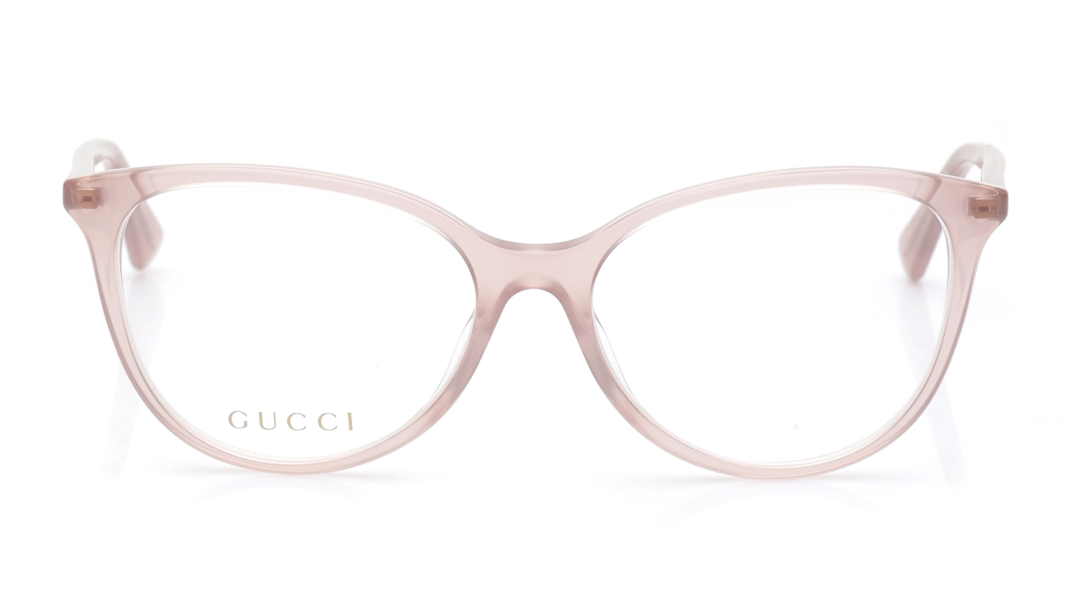 Image 1 of Nude CatEye Eyeglasses for Women from Gucci Available at Titan Eye+