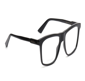 Image 2 of Black Rectangle Eyeglasses for Men from Gucci Available at Titan Eye+