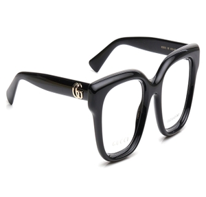Image 2 of Black Square Eyeglasses for Women from Gucci Available at Titan Eye+
