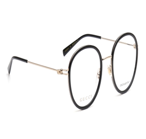 Image 2 of Black Round Eyeglasses for Women from Gucci Available at Titan Eye+