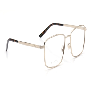 Image 2 of Gold Rectangle Eyeglasses for Men from Gucci Available at Titan Eye+