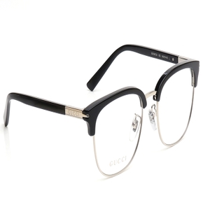 Image 2 of Black Clubmaster Eyeglasses for Men from Gucci Available at Titan Eye+