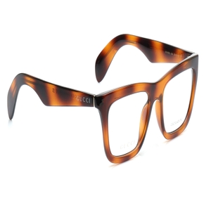 Image 2 of Havana Rectangle Eyeglasses for Men from Gucci Available at Titan Eye+