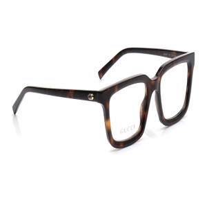 Image 2 of Havana Rectangle Eyeglasses for Men from Gucci Available at Titan Eye+