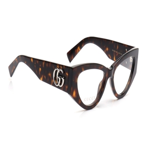 Image 2 of Havana CatEye Eyeglasses for Women from Gucci Available at Titan Eye+