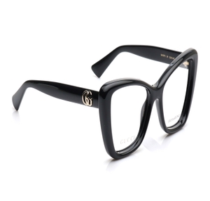 Image 2 of Black CatEye Eyeglasses for Women from Gucci Available at Titan Eye+